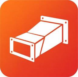 Custom sheet metal ductwork icon