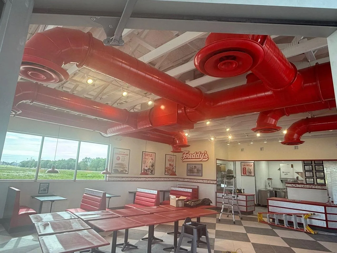 Commercial HVAC and sheet metal project photo